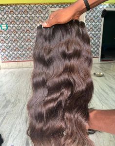 Black bulk Wavy hair