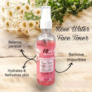 Rose water face toner