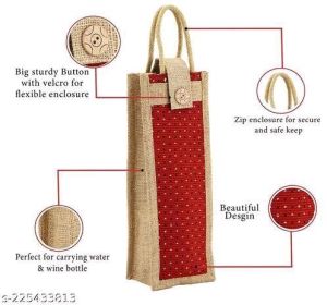 bottle jute bag