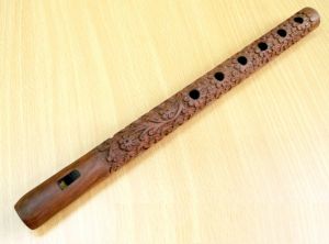 Sheesham wood handcrafted flute