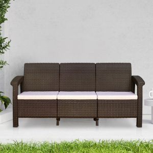 Plastic outdoor sofa