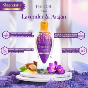 Ayurvedic hair oil (Lavendar & Argan)