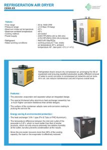 Refrigerated Air Dryer