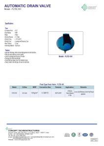 FLTD-161 Automatic Drain Valve