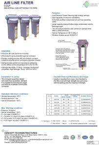 COLF Air Line Filter