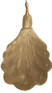 Antique Peacock Serving Tray