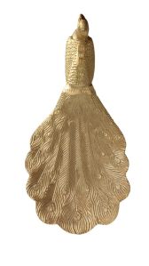 Antique Peacock Serving Tray