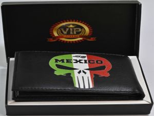 Mens Mexico Goat Nappa Leather Wallet