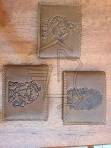 Mens Leather Embossed Wallets