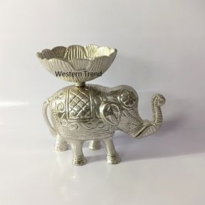 German Silver Elephant For Gifting