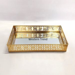 Rectangle Mirror Serving Tray