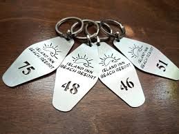 Stainless Steel Hotel Room Key Ring