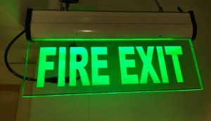 LED Exit Sign Board