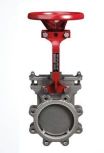 unidirectional knife gate valve