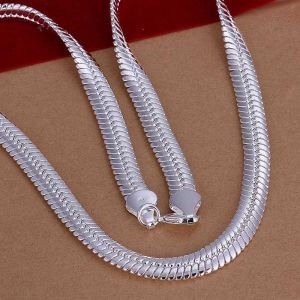 Mens Designer Silver Chain