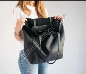 Leather Shopping Bag