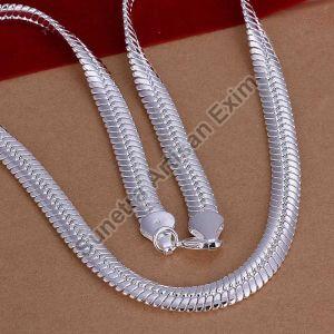 Mens Designer Silver Chain