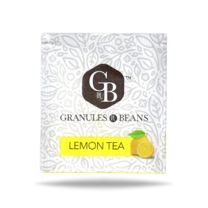 Granules n Beans Lemon Tea 100 Staple-Free Tea Bags
