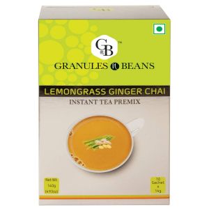 Pack of 2 Granules n Beans Lemongrass Ginger Instant tea Premix