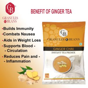 Granules n Beans Ginger Chai Instant Tea Premix