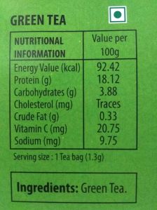Granules n Beans Green Tea Bag