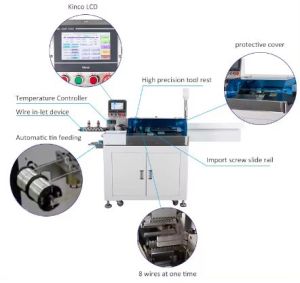 ie-830 wire cutting stripping machine