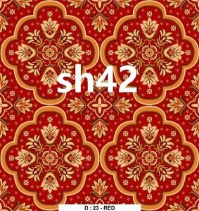 Red Non Woven Carpets