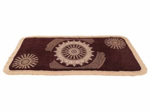 Maroon Polyester Bed Runner