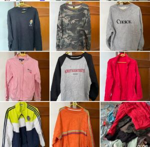 Adult Sweatshirt Used Cloth Korean Second Hand Bale Thrift