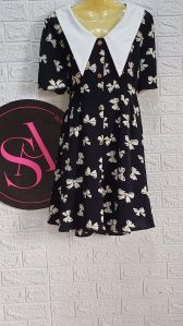 Ladies Cotton Long Dress Used Cloth Korean Second Hand Bale Thrift