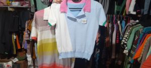 Ladies Knitted Crop Top Used Cloth Korean Second Hand Bale Thrift