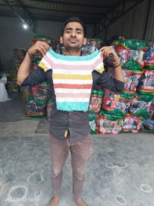 Ladies Knitted Crop Top Used Cloth Korean Second Hand Bale Thrift