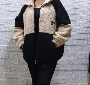 Ladies Teddy Fur Jacket Used Cloth Korean Second Hand Bale Thrift