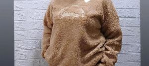 Ladies Teddy Fur Jacket Used Cloth Korean Second Hand Bale Thrift