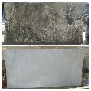 Black Slate Translucent Flexible Stone Veneer Sheets Decorative Exterior Interior Culture Wall Cladd