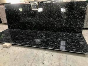 Markino Black Indian Granite Polished Slabs