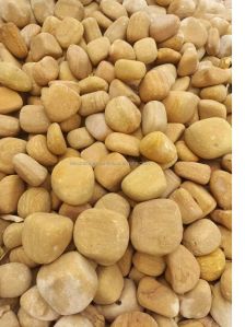 Teakwood Round Tumbled Sandstone Pebble Stones