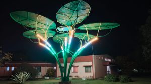 10 Kw Gpts Palm Flower Solar Tree
