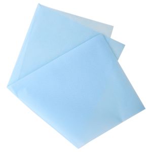 FAIRBIZPS Disposable Dental Bib Waterproof Dental Patient Bibs Blue (50 Pcs.)).