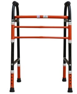 FAIRBIZPS Folding Walker for Adults Stainless Steel Lightweight Height Adjustable Foldable Walker.