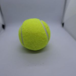 FAIRBIZPS Rubber Cricket Tennis Ball Light Yellow (Pack of 6)