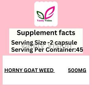 Horny Goat Weed Herbal Capsules