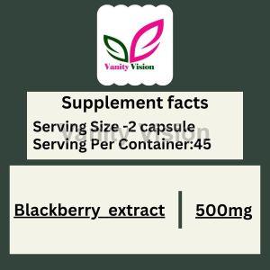 Blackberry Extract Capsules