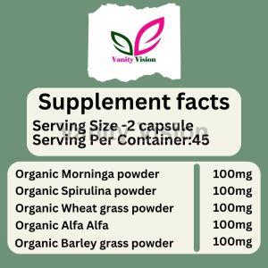 Green Superfood Herbal Capsules