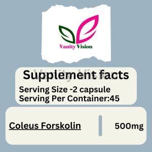Coleus Forskolin Capsules