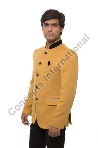 Mens Mustard Blazer