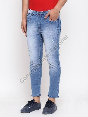 Mens Denim Ripped Jeans