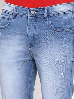 Mens Denim Ripped Jeans