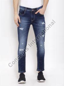 Mens Denim Ripped Jeans