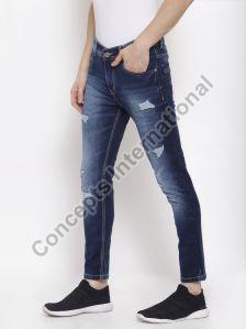 Mens Denim Ripped Jeans
